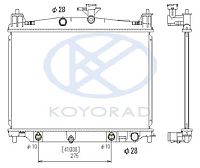 2 РАДИАТОР ОХЛАЖДЕН AT (KOYO)