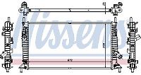 3 {+ FD FOCUS 05- / C-MAX 03-/ VV S40 04-} РАДИАТОР ОХЛАЖДЕН 1.3 1.6 2 (NISSENS) (AVA) (см.каталог)