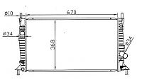 3 {+ FD FOCUS 05- / C-MAX 03-/ VV S40 04-} РАДИАТОР ОХЛАЖДЕН 1.3 1.6 2