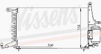 TOLEDO КОНДЕНСАТОР КОНДИЦ (R12) (NISSENS)