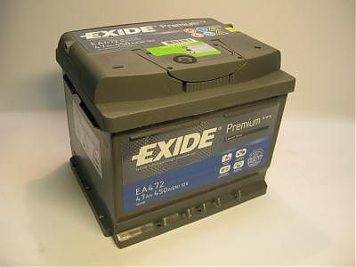 Аккумуляторная батарея Exide 47/Ч Premium EA472 