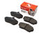 Тормозные колодки передние HONDA CIVIC MA, MB, MC 94-05 (Датчик: пласт.)