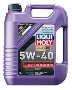 Масло LIQUI MOLY SYNTHOIL HIGH TECH 5W40 (cинтетика) 5L