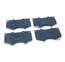 Тормозные колодки передние T-TA LCR PRADO #J120# 03--, FORTRUNER 2.7 05-- (Датчик: нет.) JAC T6