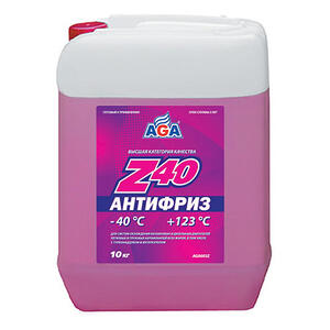 Антифриз готовый -40C /красный/ 10л