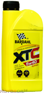 Масло BARDAHL XTC 5W40 (синтетика) бензин-дизель 1L