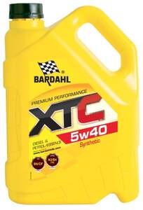 Масло BARDAHL XTC 5W40 (синтетика) бензин-дизель 4L