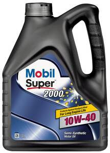 Масло MOBIL SUPER 2000 10W-40 (полусинтетика) 4L