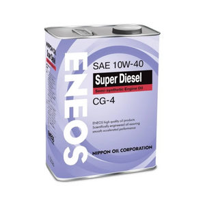Масло ENEOS CG-4 супер-дизель 10W-40 (полусинтетика) 4L