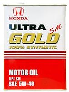 Масло моторное синтетическое "ULTRA GOLD SM 5W-40", 4л