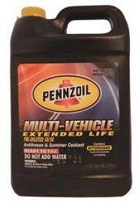 PENNZOIL MULTI-VEHICLE EXTENDED LIFE Antifreeze AND SUMMER Coolant 50/50 PRedILUTED