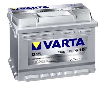 Аккумулятор VARTA 63AH \"-/+\" SILVER DYNAMIC 610A [242x175x190]