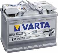Аккумуляторная батарея Varta Start-Stop Plus E39 70/Ч 570901076 