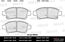 Тормозные колодки передние T-TA YARIS #P10 99--05, VIOS (Датчик: нет.)