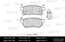 Тормозные колодки передние HONDA CIVIC MB 97--, CITY, JAZZ (Датчик: пласт.)