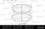 Тормозные колодки передние HYUNDAI ACCENT LC 00--, GETZ TB 02--, LANTRA 93-- ( Датчик: пласт.)
