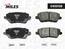 Тормозные колодки передние RENAULT LOGAN, MEGANE, SANDERO, DUSTER, LADA LARGUS 1.6 16V, LADA VESTA (Датчик: нет)