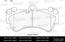 Тормозные колодки передние VW TOUAREG 03-- 2.5-5.0 R=17 (Датчик: нет)