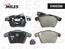 Тормозные колодки передние VW TOUAREG 02-- 3.5-5.0 (Датчик: нет)