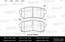 Тормозные колодки задние дисковые HYUNDAI TUCSON JM 06--, LM 10--, I30, KIA CEED ED 07--, PICANTO TA 11--, SPORTAGE JE, SL (Датчик: пласт.)