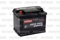 Замена - PB60-500L. PATRON POWER 12V 55AH 480A ETN 1(L+) 242x175x190mm 13,4kg