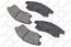 Тормозные колодки передние CHEVROLET CRUZE 09--, AVEO #T300# 12-16, TRACKER 12-- (Датчик: да)