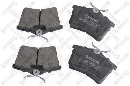 Тормозные колодки задние дисковые CITROEN BERLINGO 08--, PEUGEOT 308 07--, PARTNER 08--