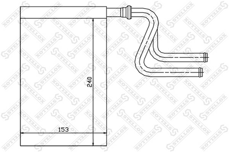 Радиатор печки FORD MONDEO GBP 93-96