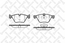 Тормозные колодки передние BMW E90 05--, E60 03--, F10 10--, E65, E66 01-- (Датчик: нет)