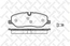 Тормозные колодки передние LAND ROVER DISCOVERY L3 04-12, RANGE ROVER L3 04-12