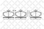 Тормозные колодки передние RENAULT LOGAN, MEGANE, SANDERO, CLIO, TWINGO, LADA LARGUS 1.6 8V (Датчик: да)