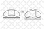 Тормозные колодки передние MB W601, W602 207D-310D, W631 MB100