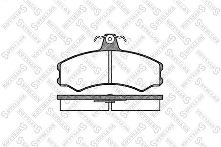 Тормозные колодки передние CITROEN С25 81-94, FIAT DUCATO 280, 290 82-94, PEUGEOT J5 82-94