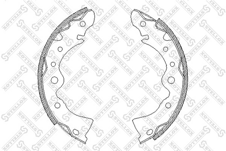 Тормозные колодки задние барабан NISSAN PRIMERA W10