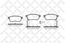 Тормозные колодки задние дисковые HONDA CIVIC 1.4-2.0 98-06 (Датчик: пласт.)