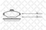 Тормозные колодки передние CITROEN XANTIA X1, X2 93-03 (Датчик: да)