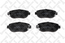 Тормозные колодки передние T-TA ARISTO, LXS GS300 #ZS160# 97-03 (Датчик: пласт.)