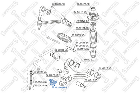 Шаровая опора SSANG YONG ACTYON 05--, KYRON 05--, REXTON 01-- (нижняя)