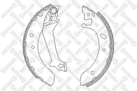 Тормозные колодки задние барабан FORD MONDEO GBP, BFP 92-00 [203mm]