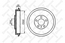 Тормозной барабан задний VW GOLF4, SKODA OCTAVIA, POLO 10-11