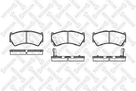 Тормозные колодки передние SUZUKI BALENO EG 96-02 1.3-1.9TD