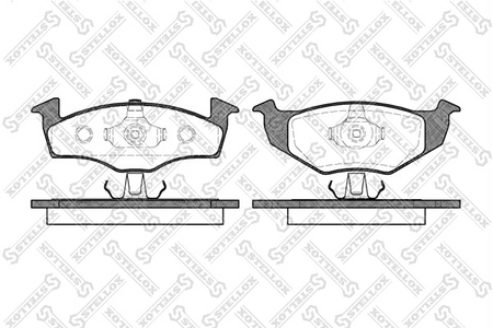 Тормозные колодки передние VW POLO 95-05, SKODA FABIA