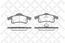 Тормозные колодки задние дисковые JEEP GRAND CHEROKEE WJ, WG 99-O5