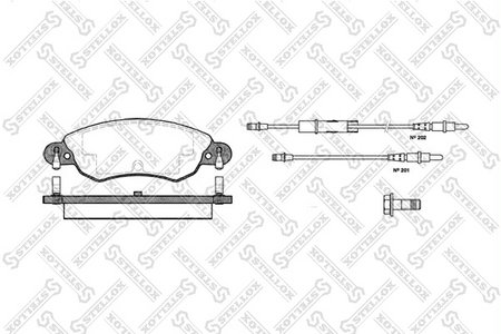 Тормозные колодки передние CITROEN C5