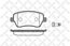 Тормозные колодки передние RENAULT LOGAN, MEGANE, SANDERO, DUSTER, LADA LARGUS 1.6 16V, LADA VESTA (Датчик: нет)