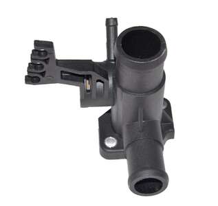 Фланец (тройник) охлаждающей жидкости VW PASSAT 1.6-2.0 (1 датчик + отвод + гребенка)