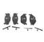 Тормозные колодки передние VW GOLF2, GOLF3 -95, JETTA (Датчик: нет) 19.7mm