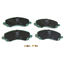 Тормозные колодки передние MITSUBISHI GALANT EA2A, EA3A, DJ, DM, LANCER CS, CY (Датчик: нет)