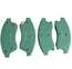 Тормозные колодки передние CHEVROLET CRUZE 09--, AVEO #T300# 12-16, TRACKER 12-- (Датчик: да)