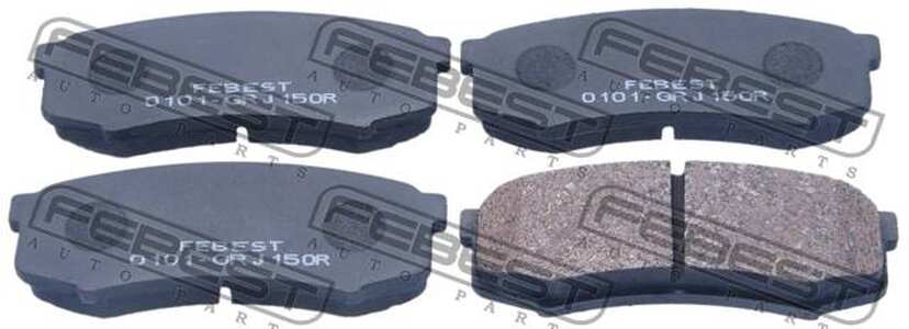 Тормозные колодки задние дисковые T-TA LCR #J70#, #J80#, PRADO #J150# 09-- (Датчик: нет)